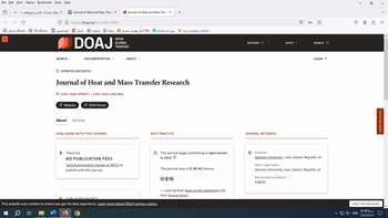 اضافه شدن نشریه  Journal of Heat and Mass Transfer Research به فهرست نشریات نمایه شده دانشگاه سمنان در پایگاه بین المللی دواج (DOAJ)